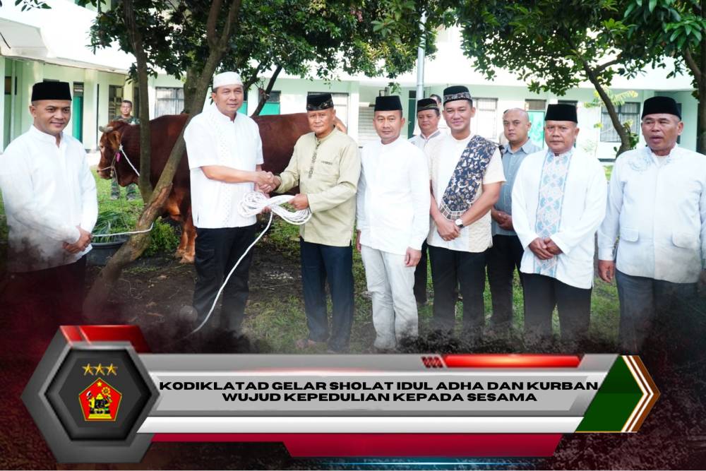 KODIKLATAD GELAR SHOLAT IDUL ADHA DAN KURBAN, WUJUD KEPEDULIAN KEPADA SESAMA