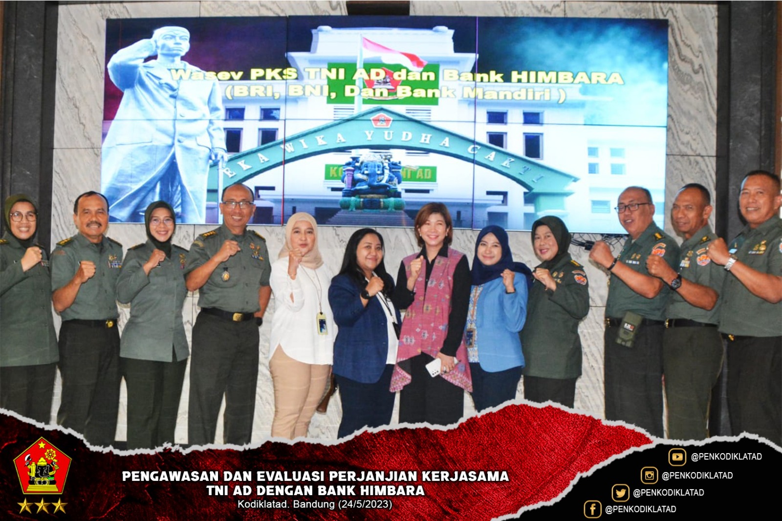Pengawasan dan Evaluasi Perjanjian Kerjasama TNI AD dengan Bank Himbara