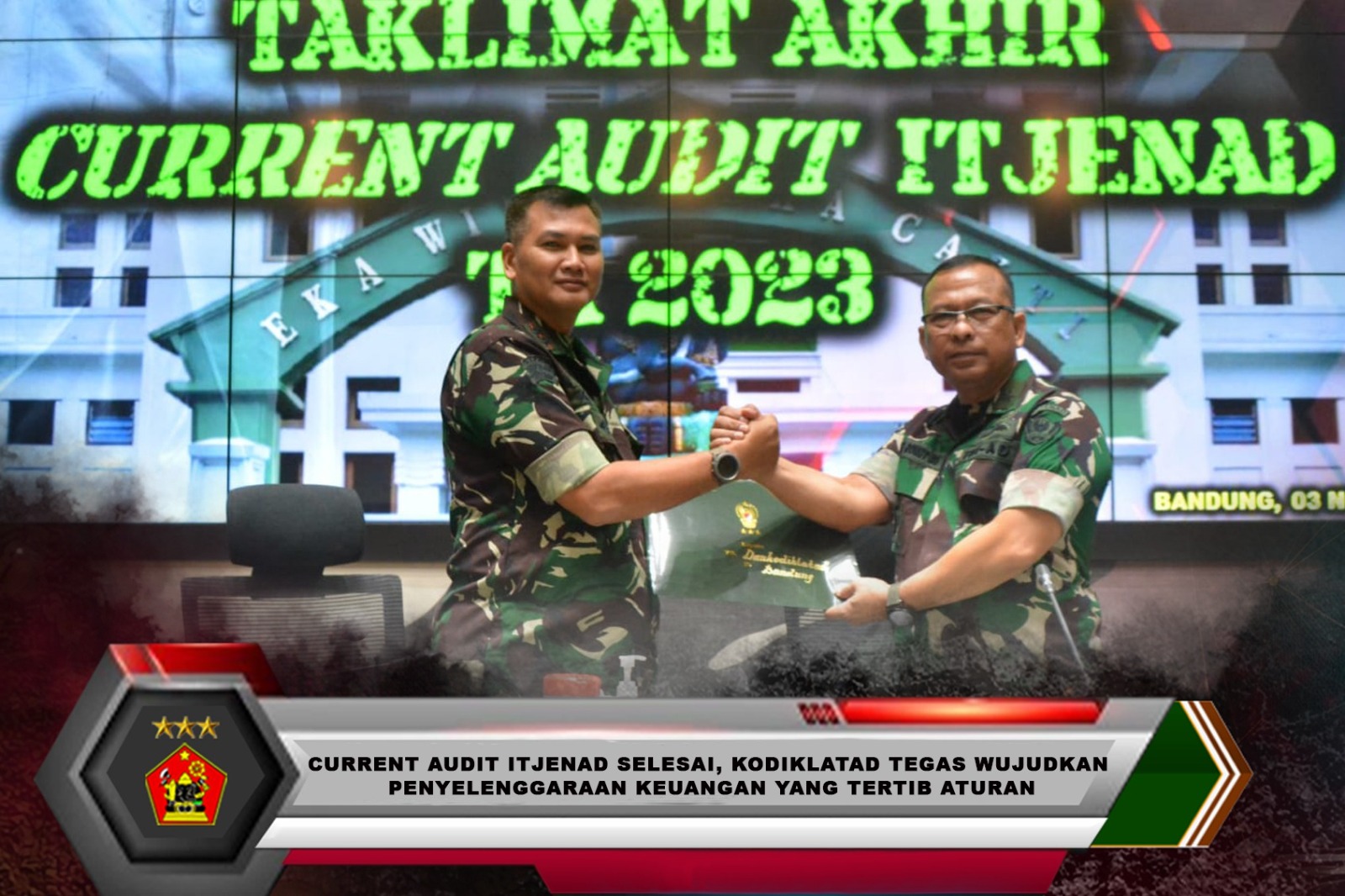 Current Audit Itjenad Selesai Kodiklatad Tegas Wujudkan Penyelenggaraan Keuangan Yang Tertib Aturan
