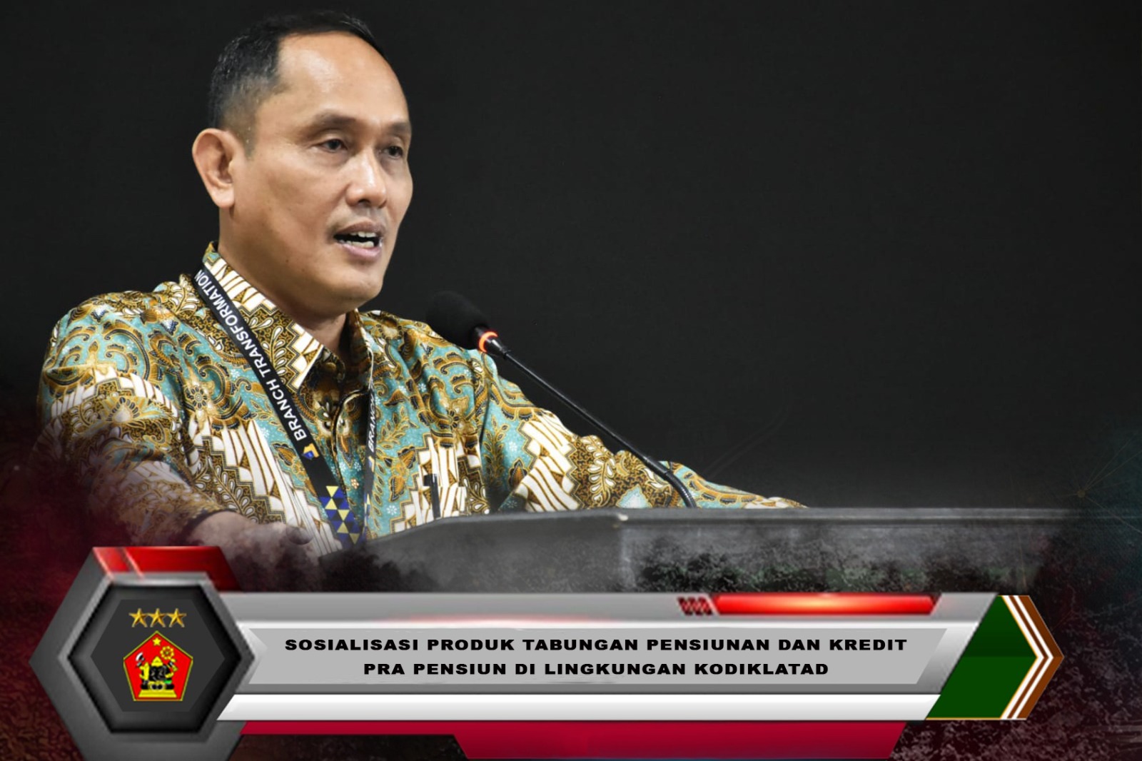 Sosialisasi Produk Tabungan Pensiunan Kredit Pra Pensiun Kredit Pensiun PT Bank BTN Persero Kemitraan Indogrosir dan Penjelasan Manfaat Pensiun Bersama PT ASABRI Persero di Lingkungan Kodiklatad